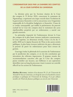 L'ordonnateur saisi par la...