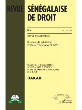 REVUE SENEGALAISE DE DROIT...