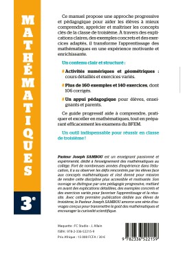 MATHEMATIQUES 3ème Cours...