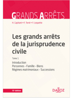 Les grands arrêts de la...