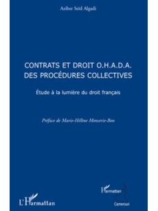 Contrats et droit O.H.A.D.A. des procédures collectives