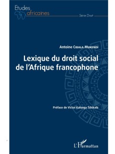 Lexique du droit social de l'Afrique francophone