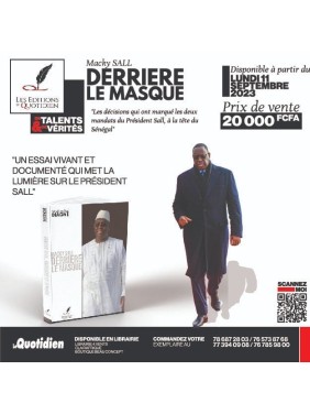 MACKY SALL DERRIERE LE MASQUE