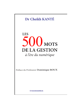 LES 500 MOTS DE LA GESTION...