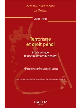 Terrorisme et droit pénal