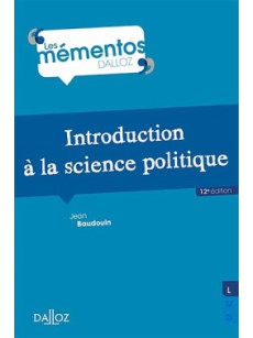 Introduction à la science politique 12e édition