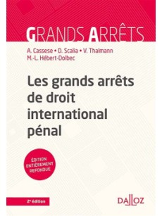 Les grands arrets de droit international pénal