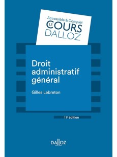 Droit administratif général 11è édition