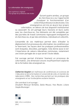 La coformation des enseignants