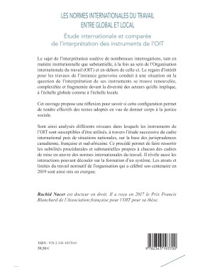 Les normes internationales...