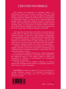 L'éducation non formelle