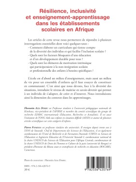 Résilience, inclusivité et...