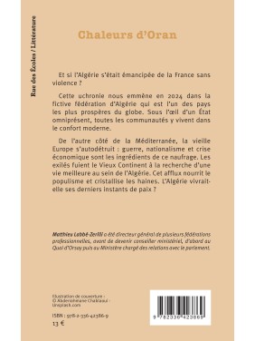 Chaleurs d’Oran de Matthieu...