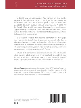 La concurrence des recours...