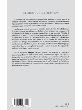 L'Éthique de la libération...