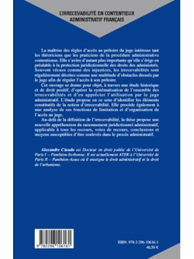 L'irrecevabilité en...