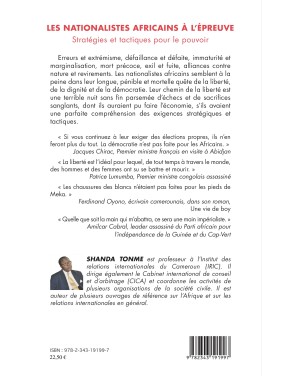 Les nationalistes africains...