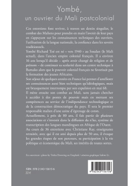 Yombé, un ouvrier du Mali...