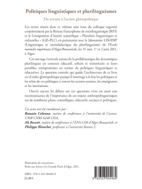 Politiques linguistiques et...
