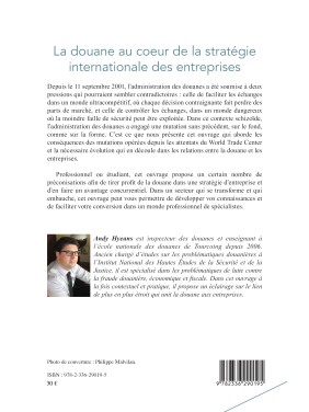 La douane au coeur de la...